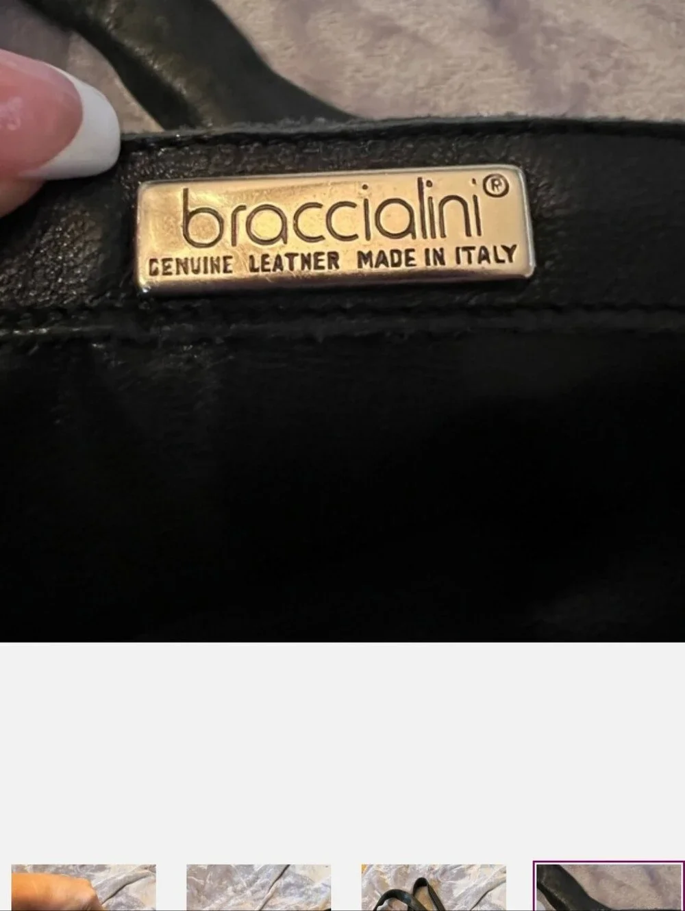 Braccialini black bag